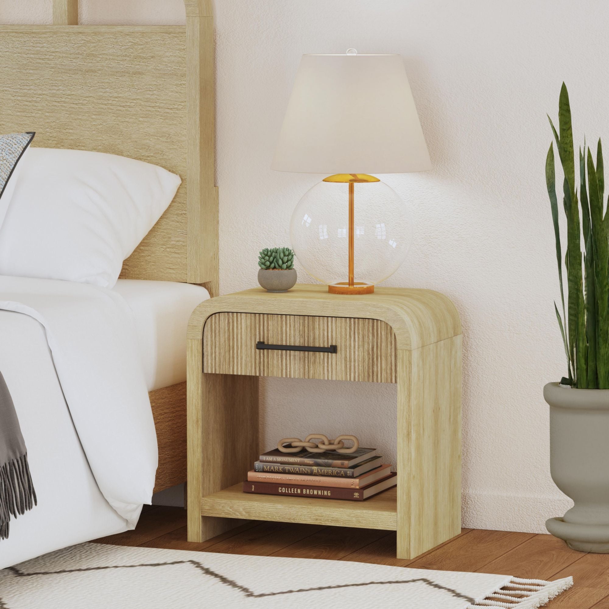 209419439:Emberly Nightstand, Styled
