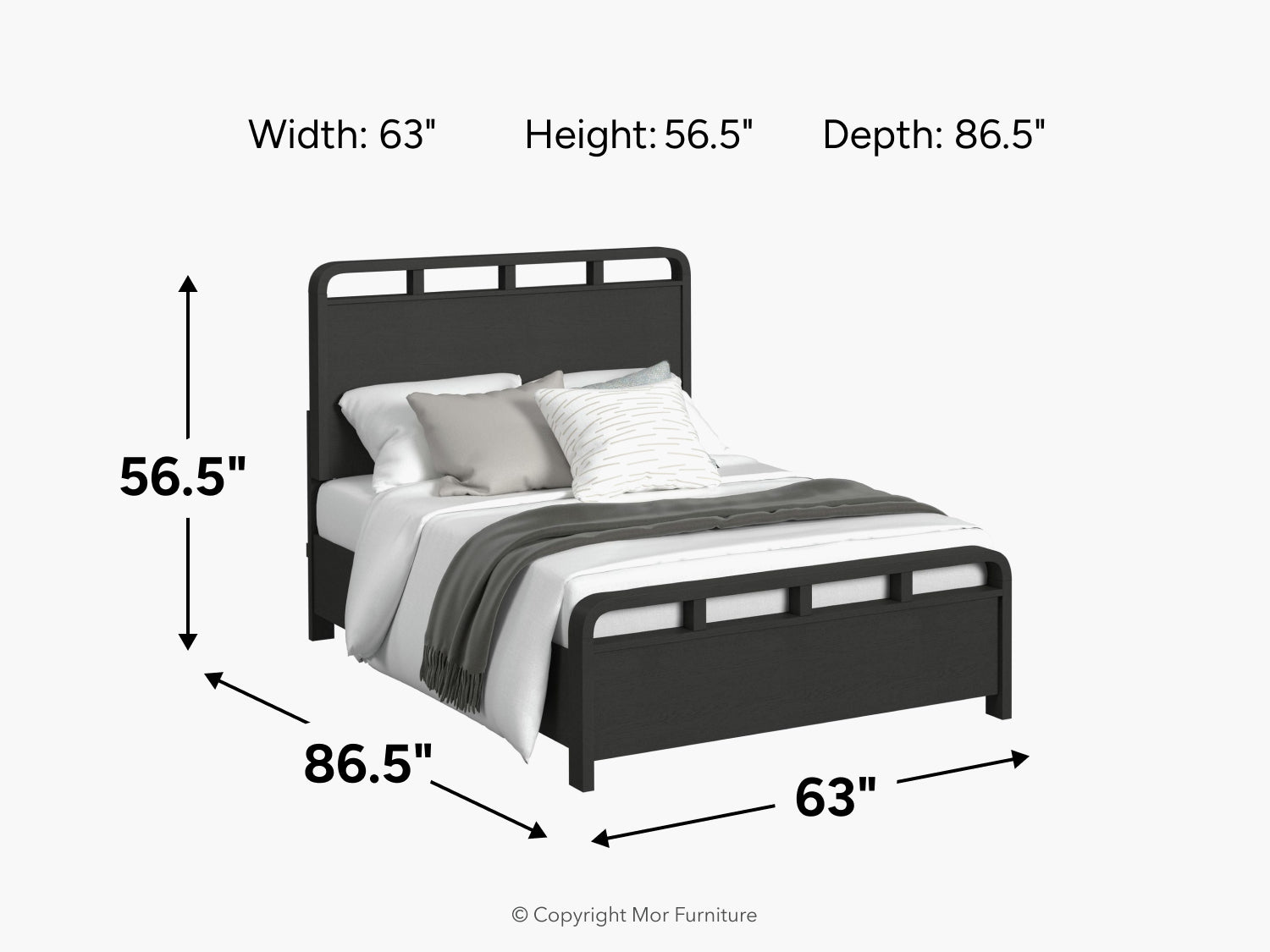 EMBER0001:Emberly Panel Bed, 