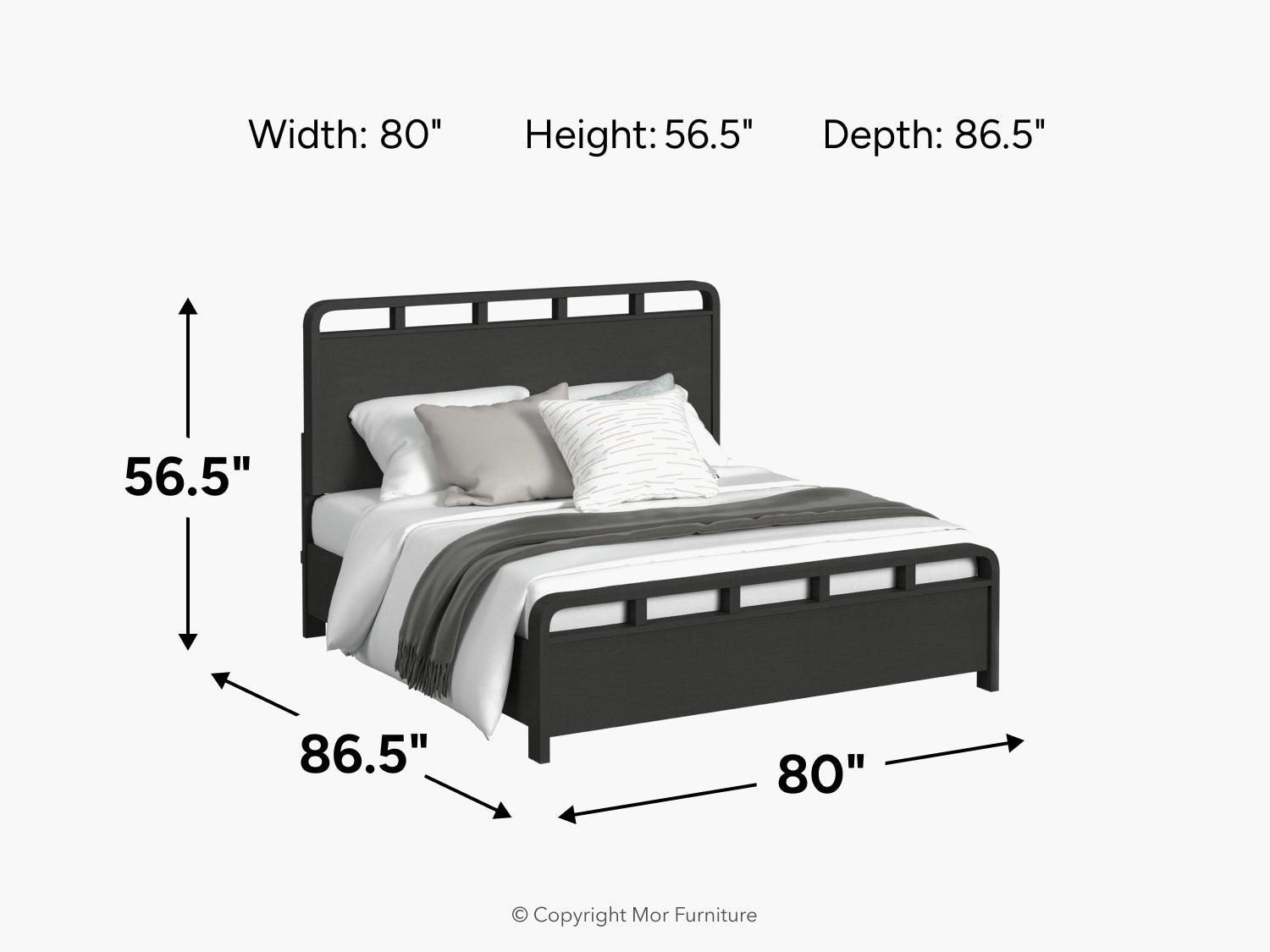 EMBER0005:Emberly Panel Bed, 