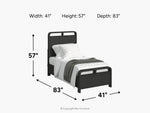 EMBER0010:Emberly Panel Bed, 