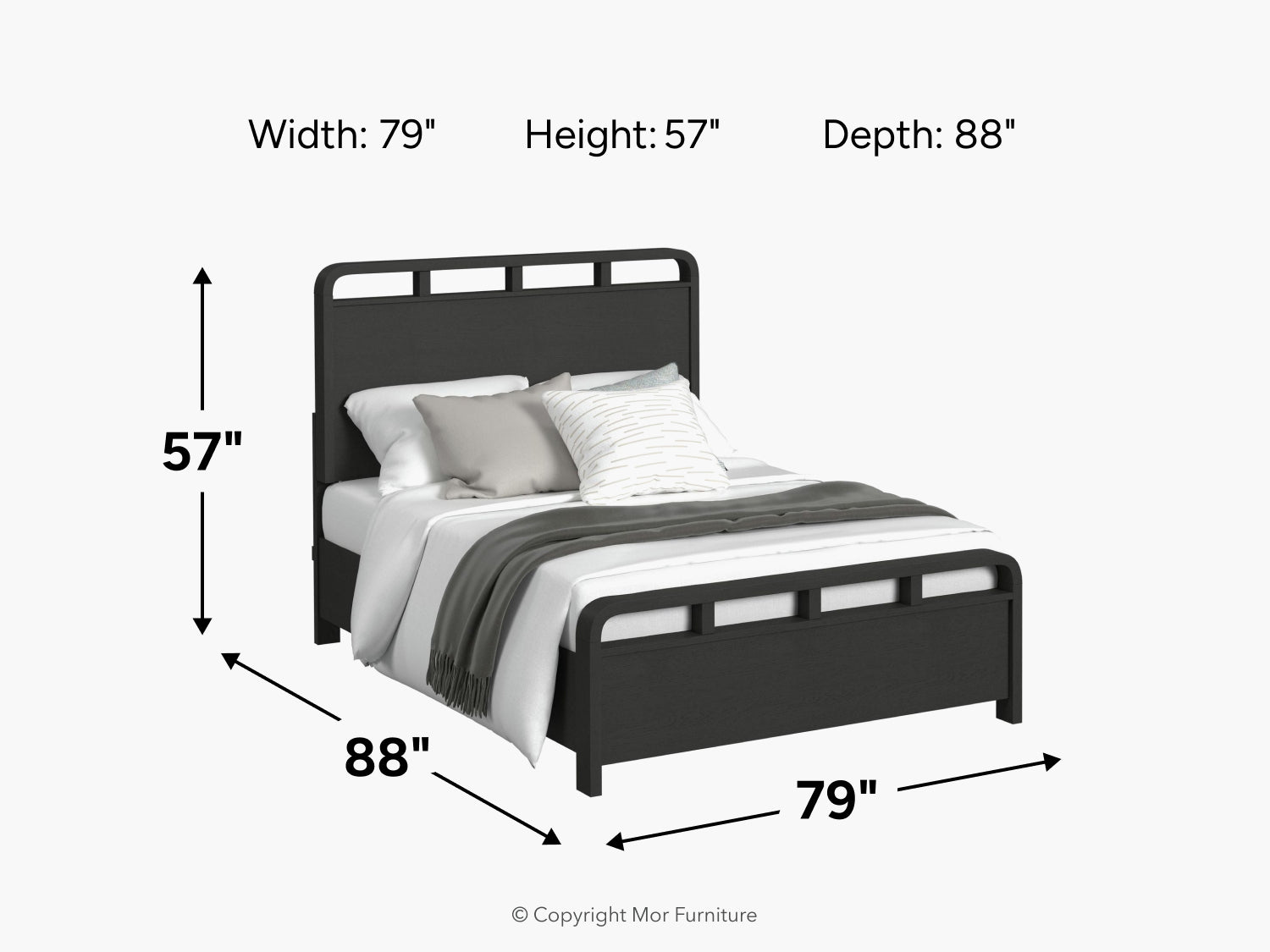 EMBER0014:Emberly Panel Bed, 