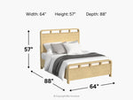 EMBER0110:Emberly Panel Bed, 