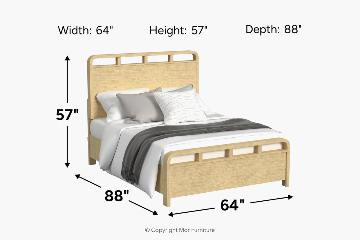 EMBER0100:Emberly Panel Bed,