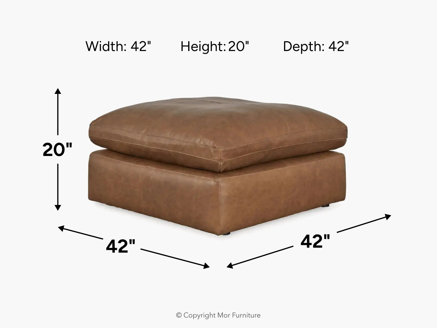 991212525:Emillia Oversized Ottoman, 