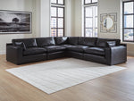EMILY0004:Emillia 5 Piece Sectional, Styled
