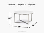 066766844:Esme Round Coffee Table,