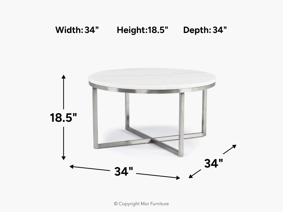 066766844:Esme Round Coffee Table,