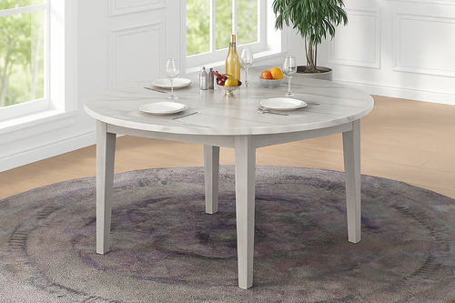 ESSENCE00:Essence Round Dining Table & 4 Chairs, Styled