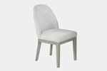 ESSENCE05:Essence Round Dining Table & 4 Chairs, SideAngled