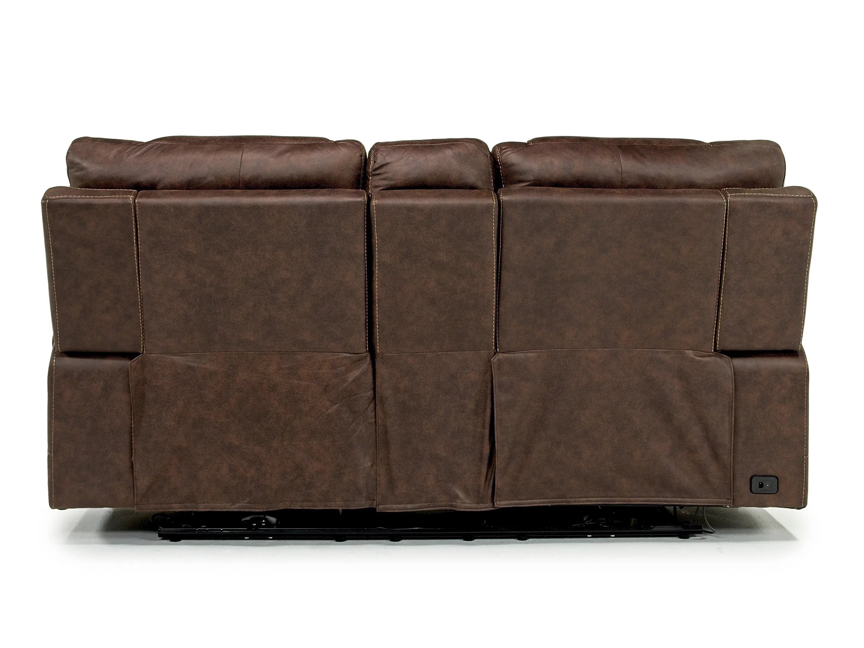 681036334:Estilo 2 Power Console Loveseat in Brown, Image 5