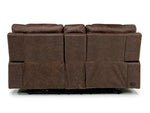681036334:Estilo 2 Power Console Loveseat in Brown, Image 5