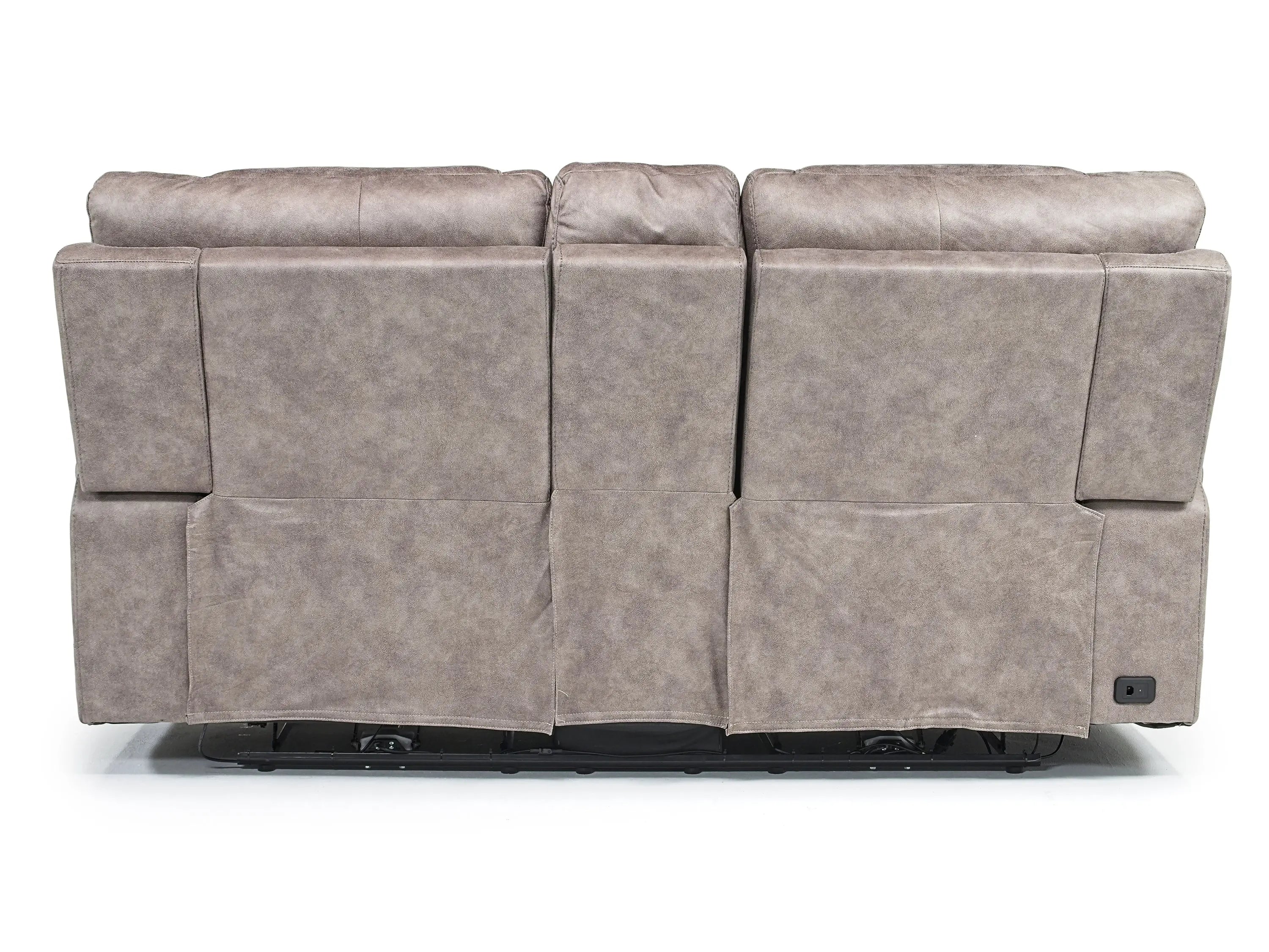 613334535:Estilo 2 Power Console Loveseat in Gray, Image 5