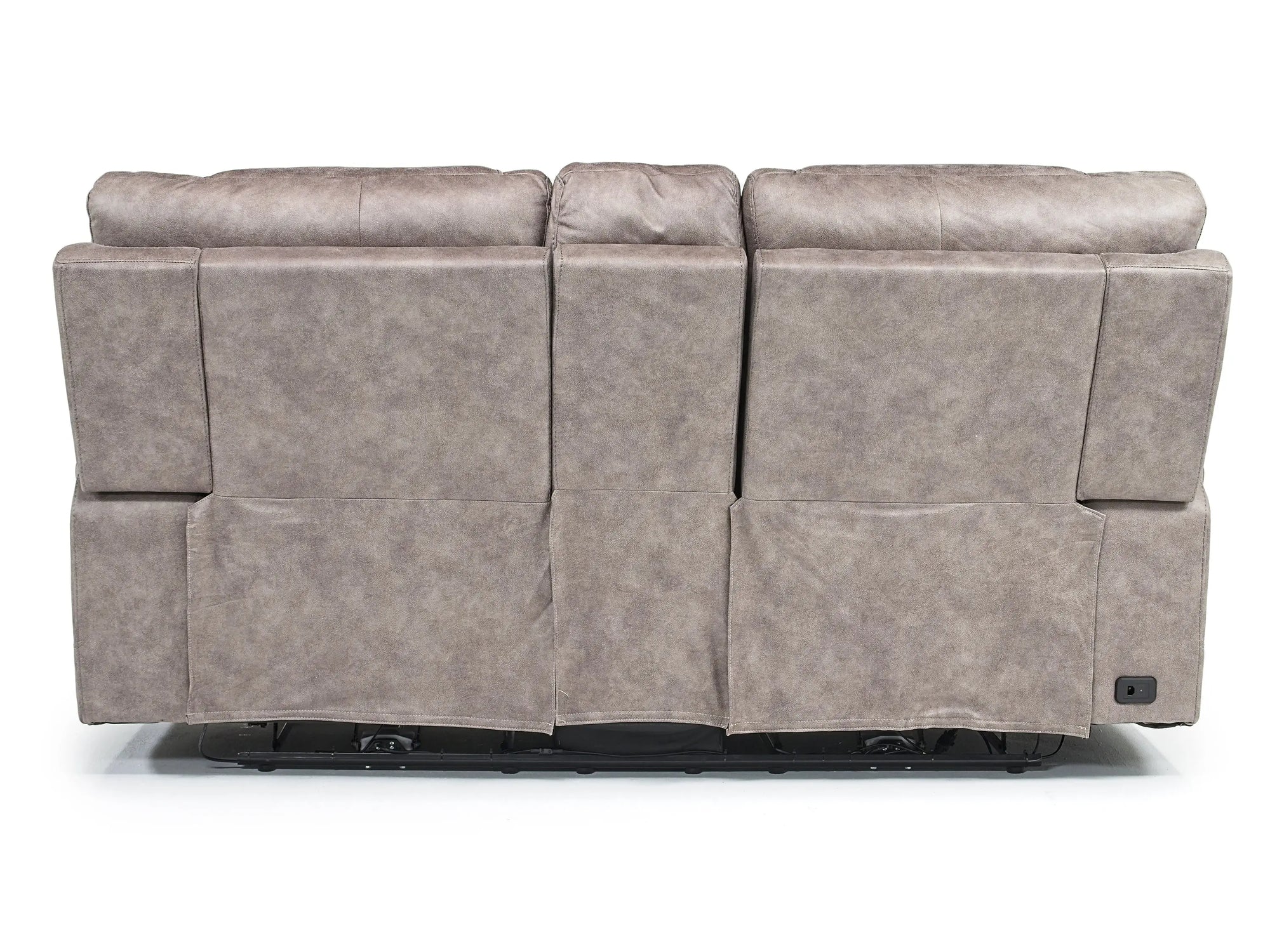 613334535:Estilo 2 Power Console Loveseat in Gray, Image 5