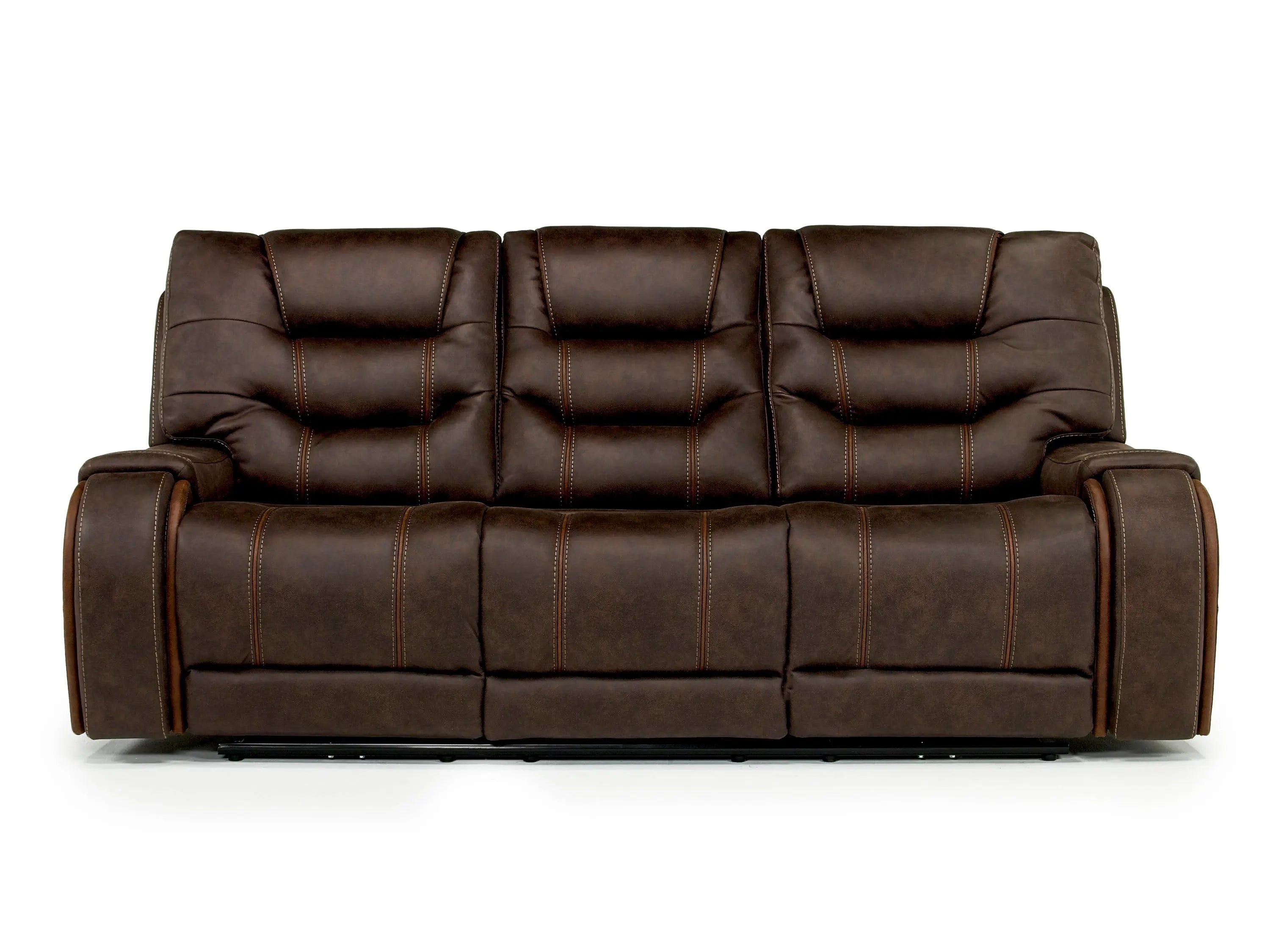 341837983:Estilo 2 Power Sofa & Console Loveseat in Brown, Image 4