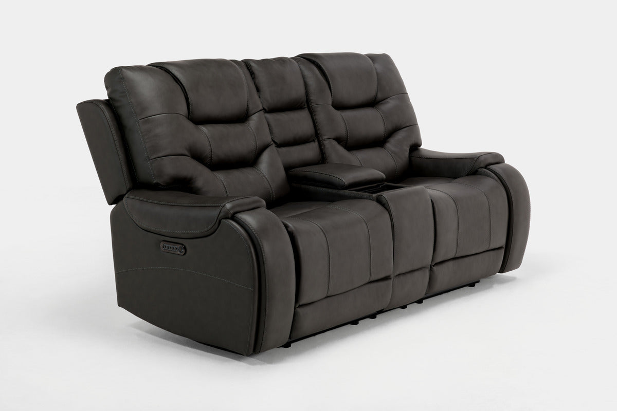 ESTILOLS0:Estilo 2 Power Sofa & Console , Angle