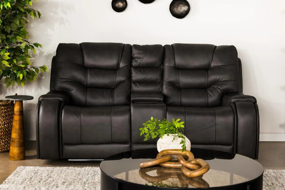 ESTILOLS0:Estilo 2 Power Sofa & Console , 