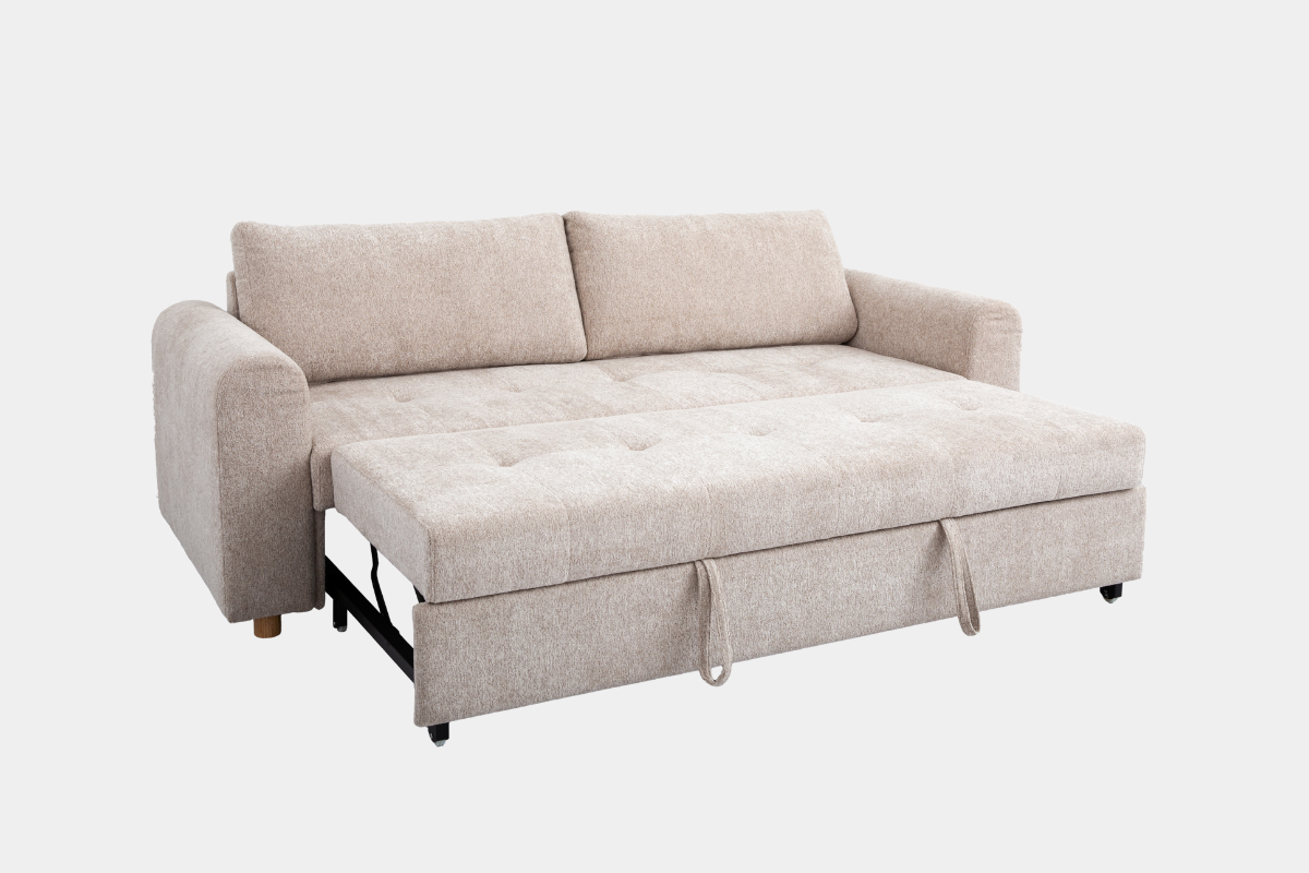 912142182:Everly Queen Sleeper Sofa, Angled
