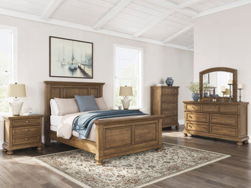 FEDDIN003:Feddinger Panel Bed & Dresser , Styled