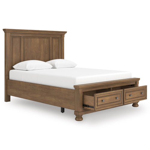 FEDDIN019:Feddinger Panel Bed With Stora, Open