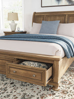 FEDDIN052:Feddinger Sleigh Bed With Stor, 