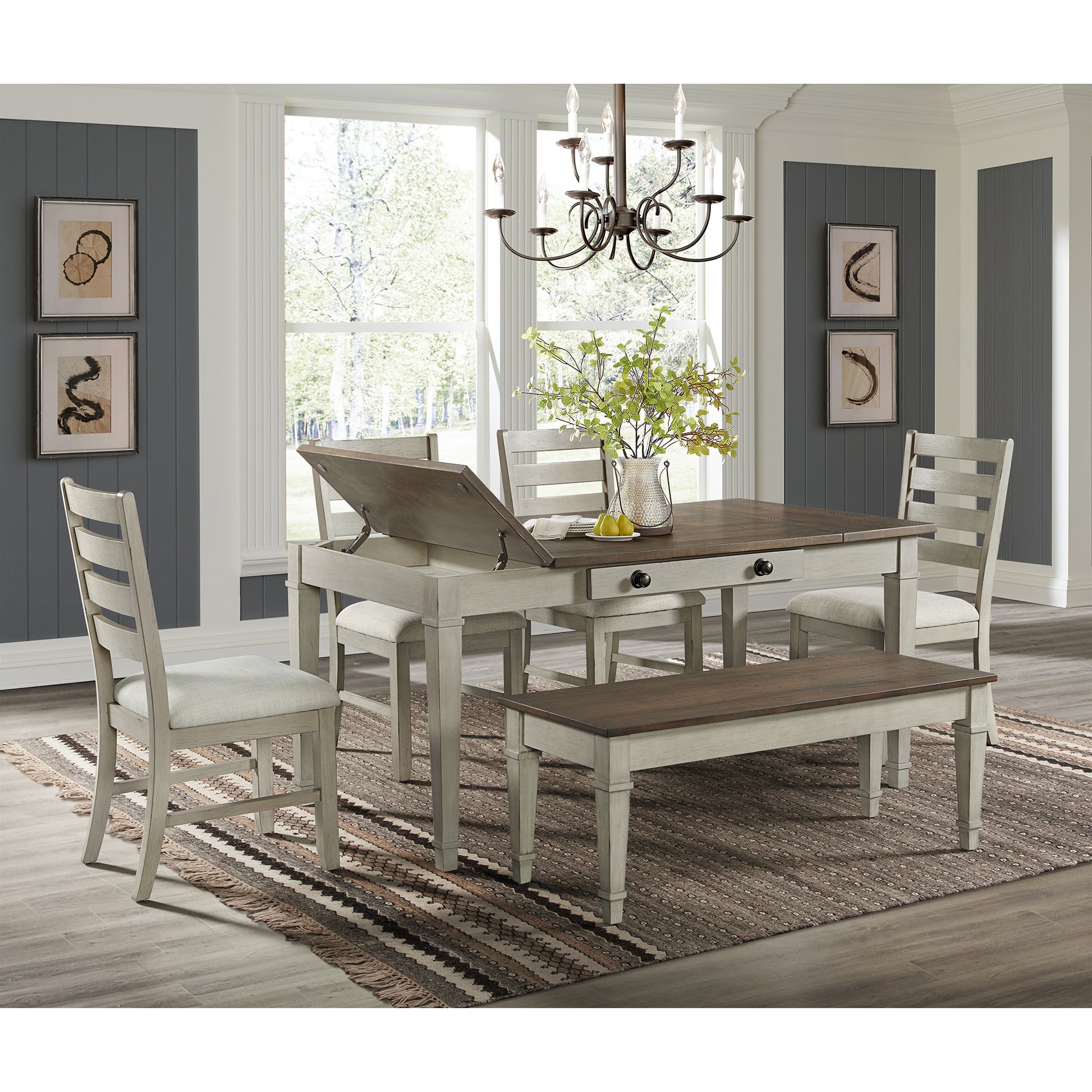 934679013:Farmington Dining Table, SideOpen