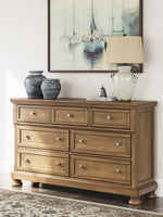 FEDDIN006:Feddinger Panel Bed & Dresser , Styled