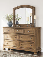 FEDDIN009:Feddinger Panel Bed & Dresser , 