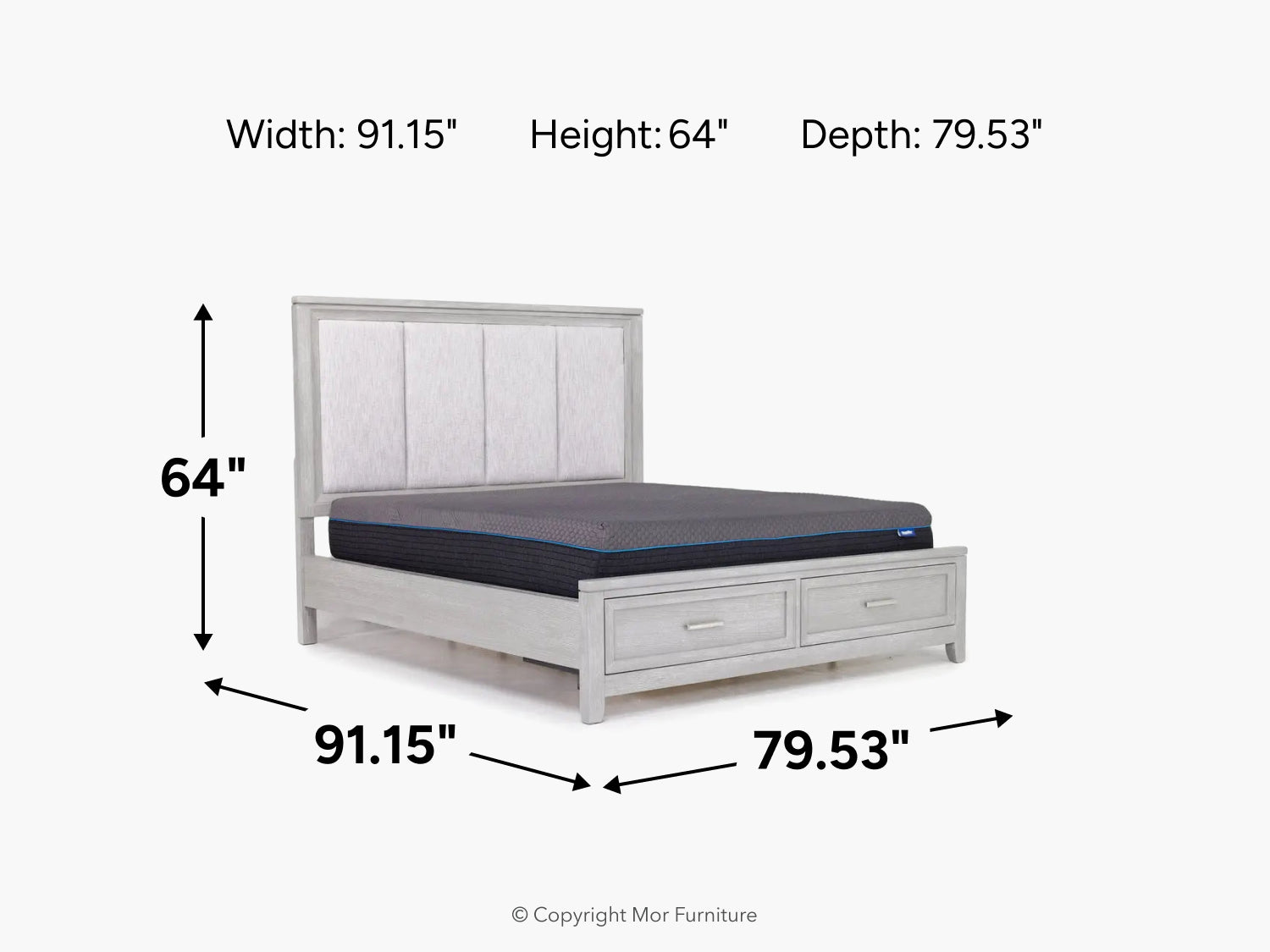 FIONA0002:Fiona Storage Bed, 