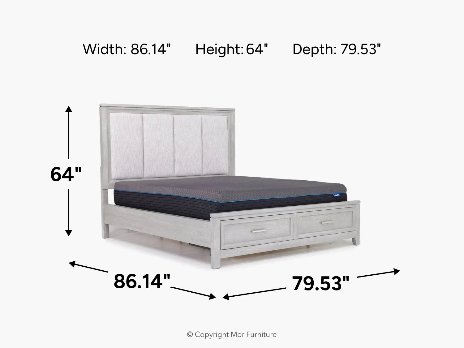 FIONA0004:Fiona Storage Bed, 