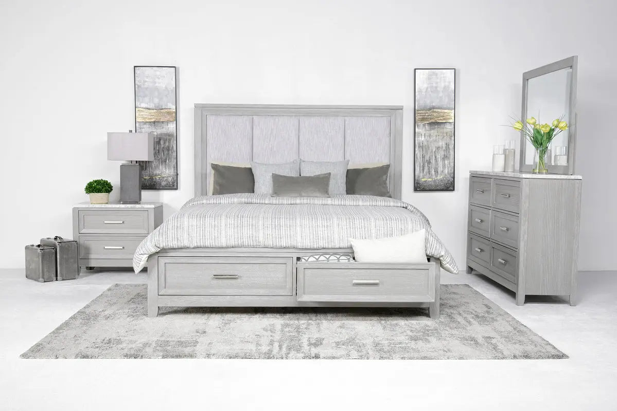 FIONA0002:Fiona Storage Bed, Styled