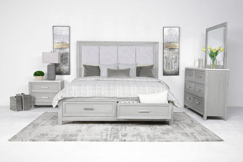FIONA0003:Fiona Storage Bed & Dresser & , Styled