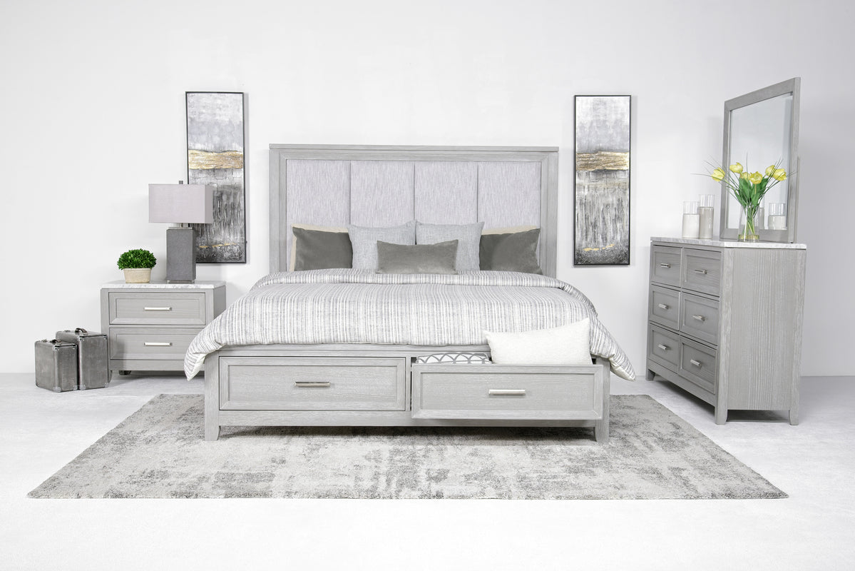 FIONA0005:Fiona Storage Bed & Dresser & , Styled