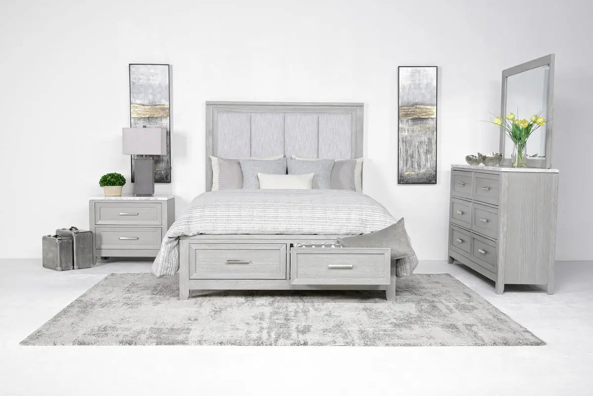 FIONA0001:Fiona Storage Bed & Dresser & , Styled