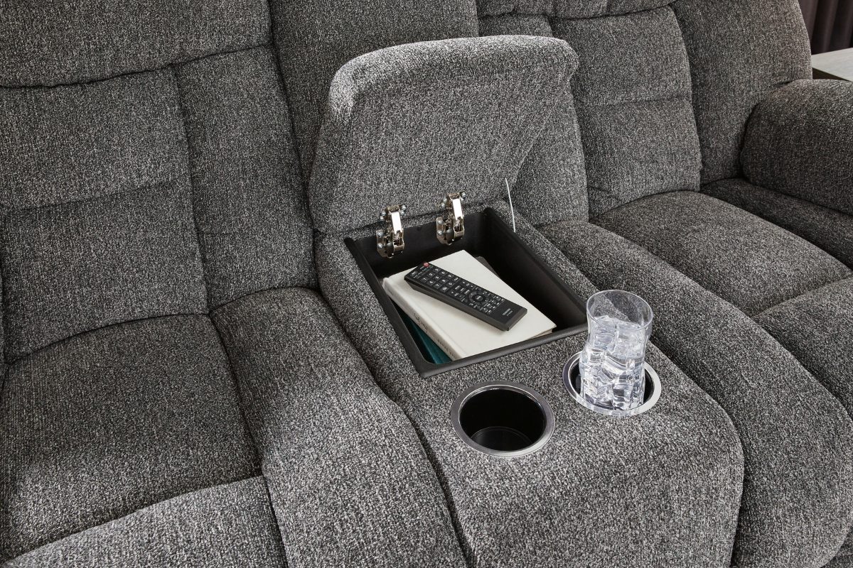 FORESIDE0:Foreside Reclining Sofa & Console Loveseat, Side