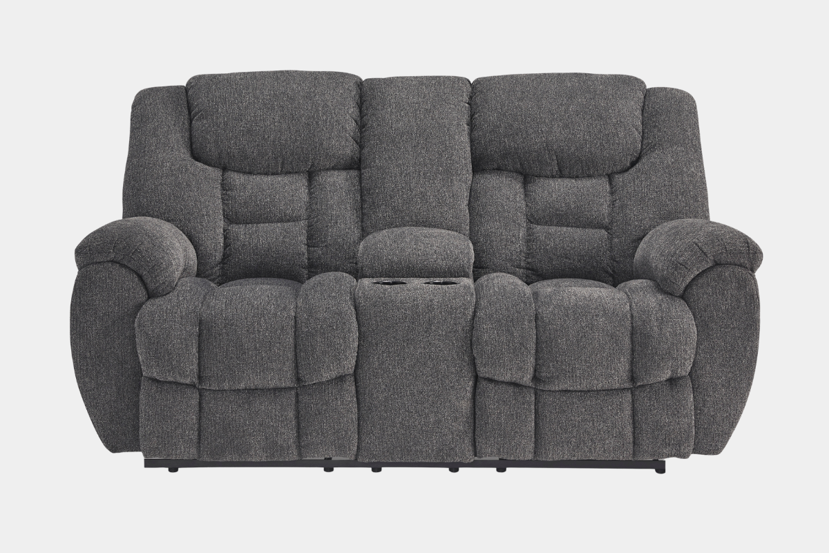582806690:Foreside Reclining Console Loveseat, FrontSide