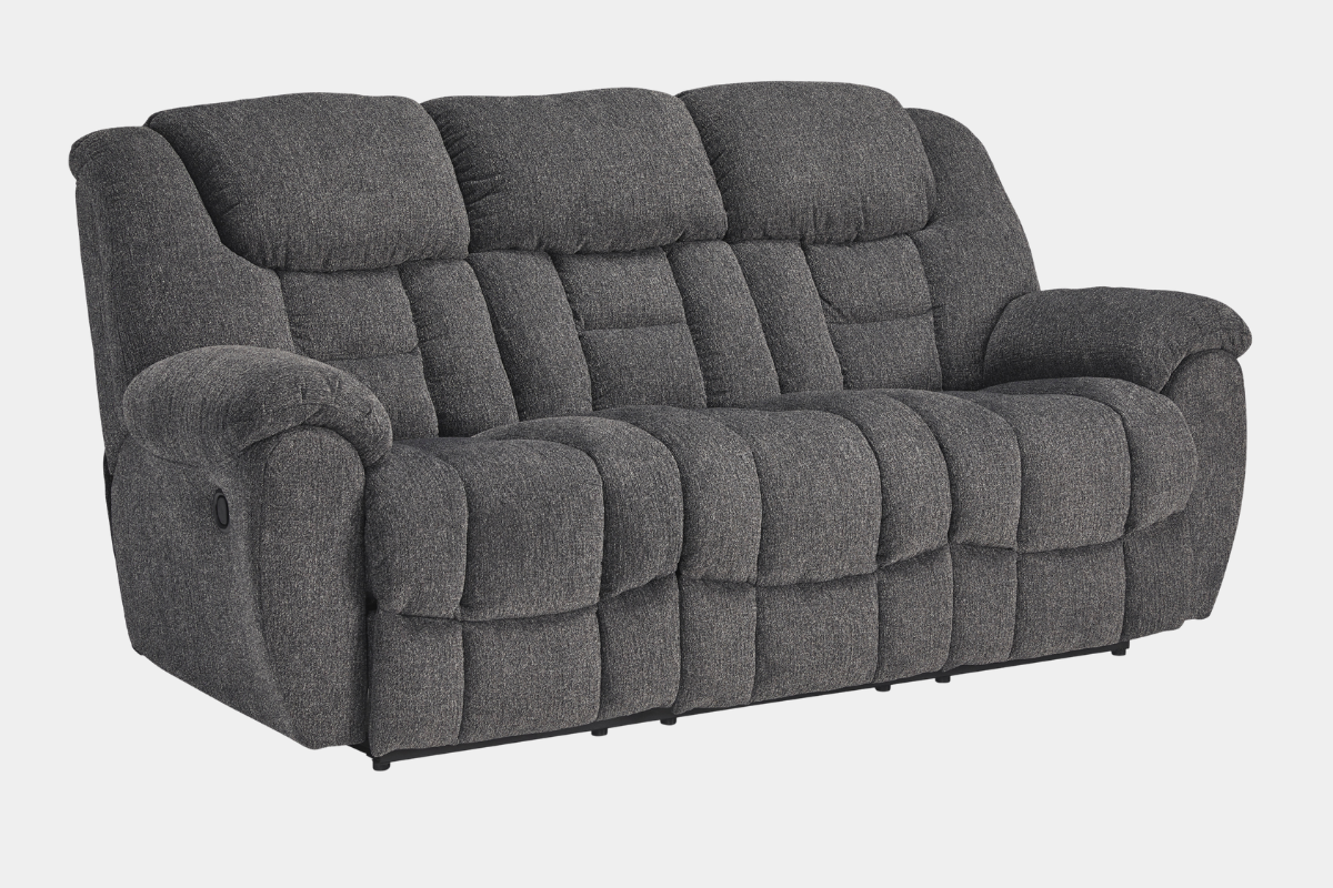 FORESIDE0:Foreside Reclining Sofa & Console Loveseat, SideAngled