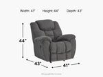 400031557:Foreside Rocker Recliner, Side