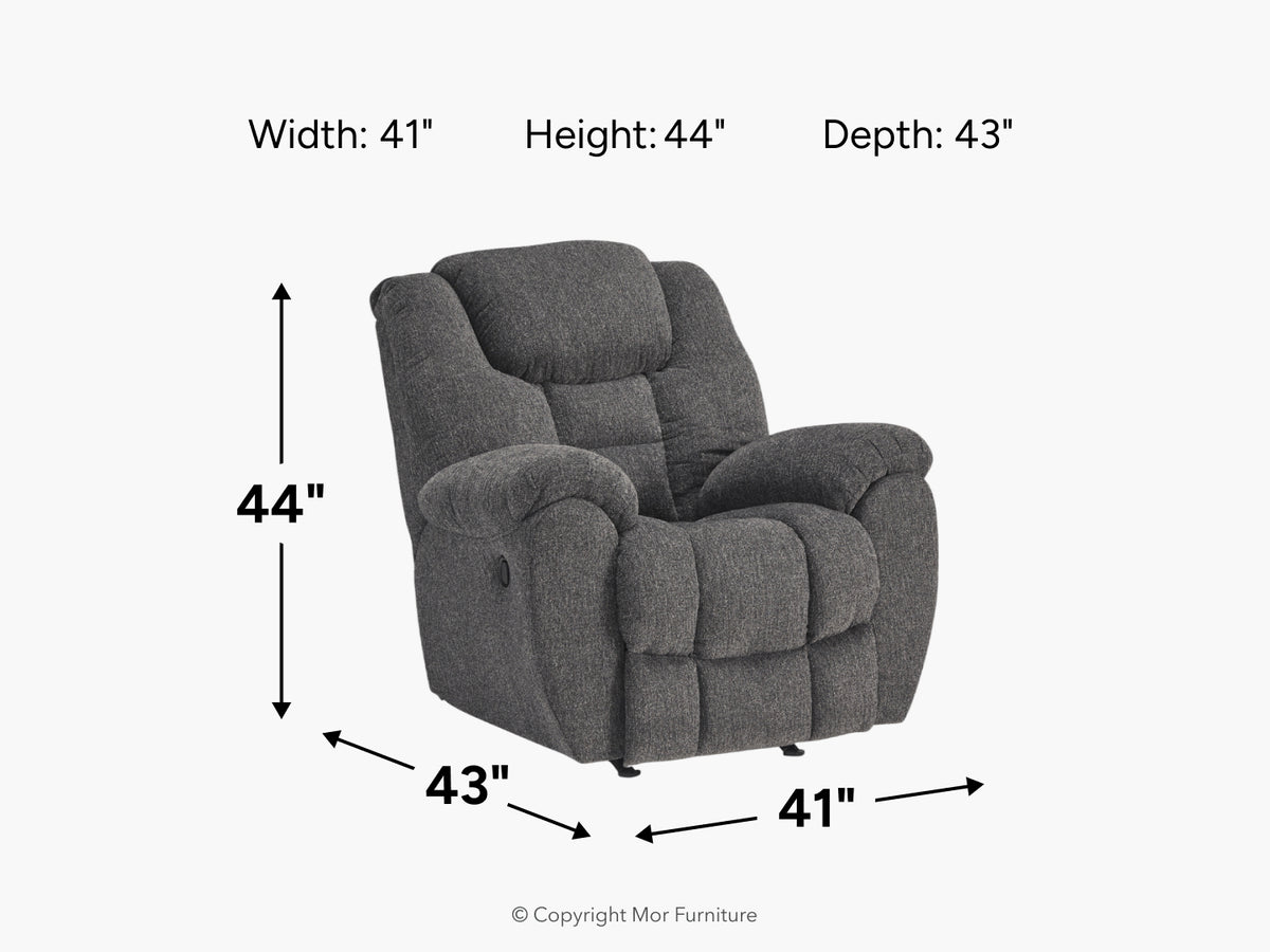400031557:Foreside Rocker Recliner, Side