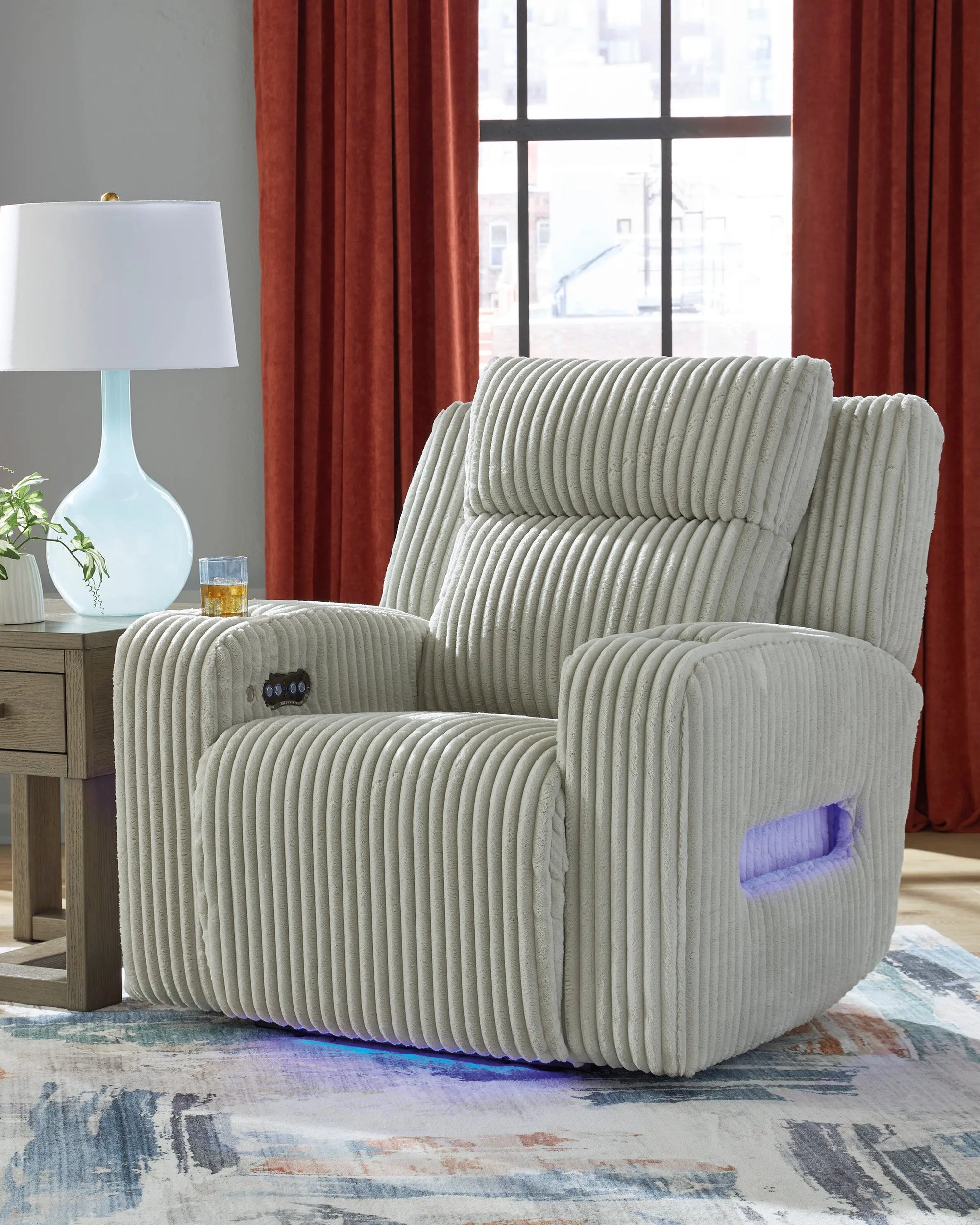 878407605:Forest Lake 2 Power Recliner, StyledAngle