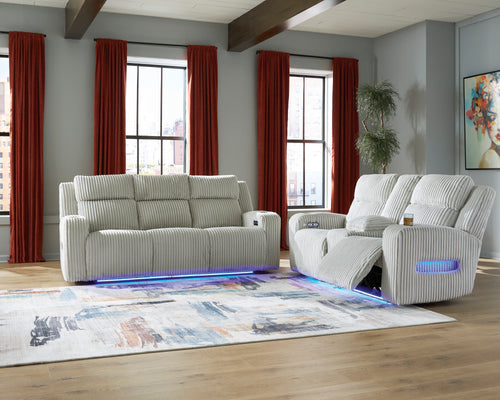 FOREST003:Forest Lake 2 Power Sofa & Con, Styled