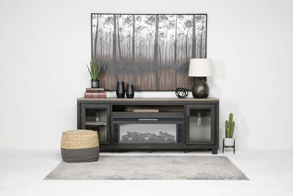 FOYLAND00:Foyland Fireplace Console, Styled
