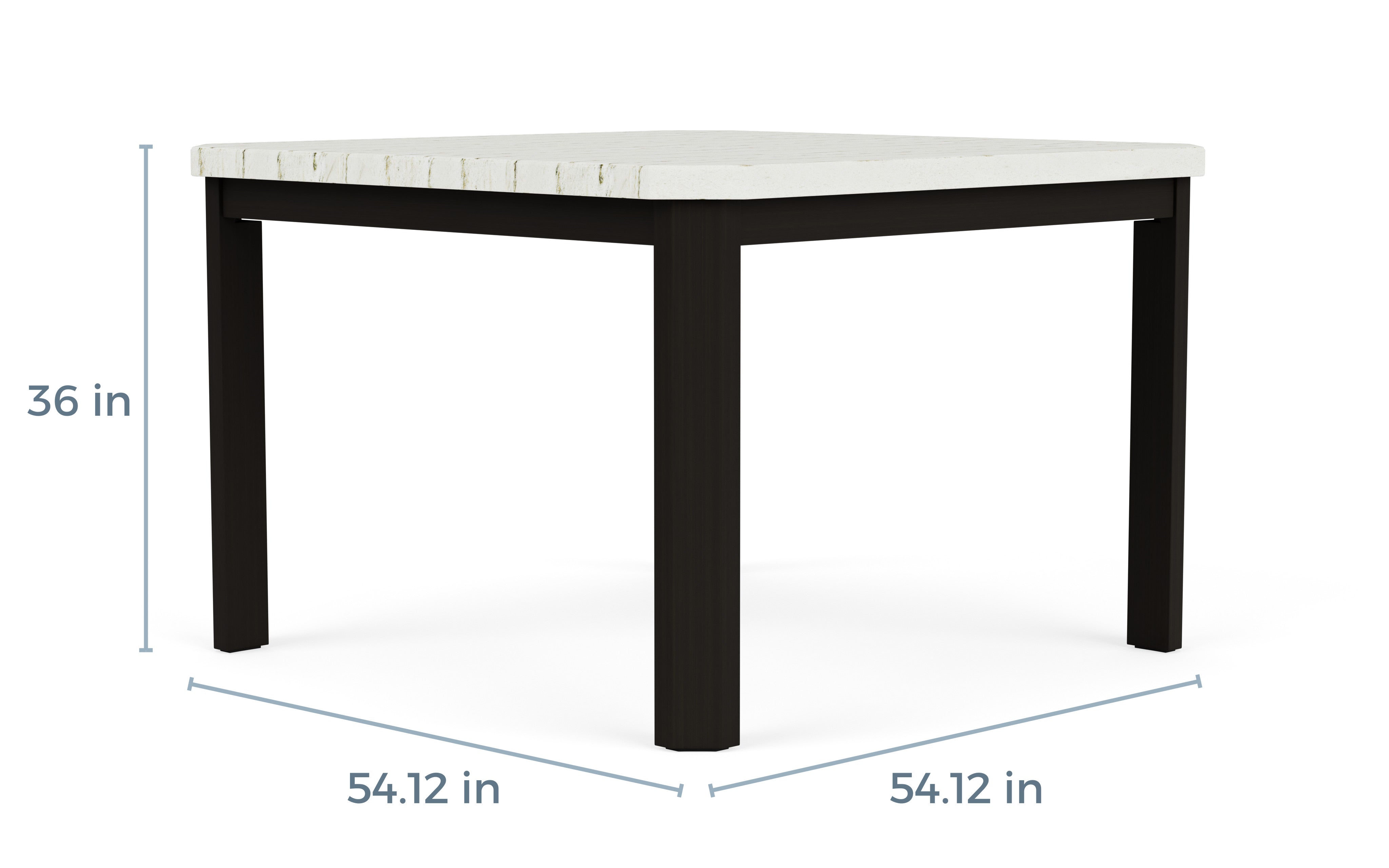 FRANWHTC1:Francisco Square Counter Heigh, 
