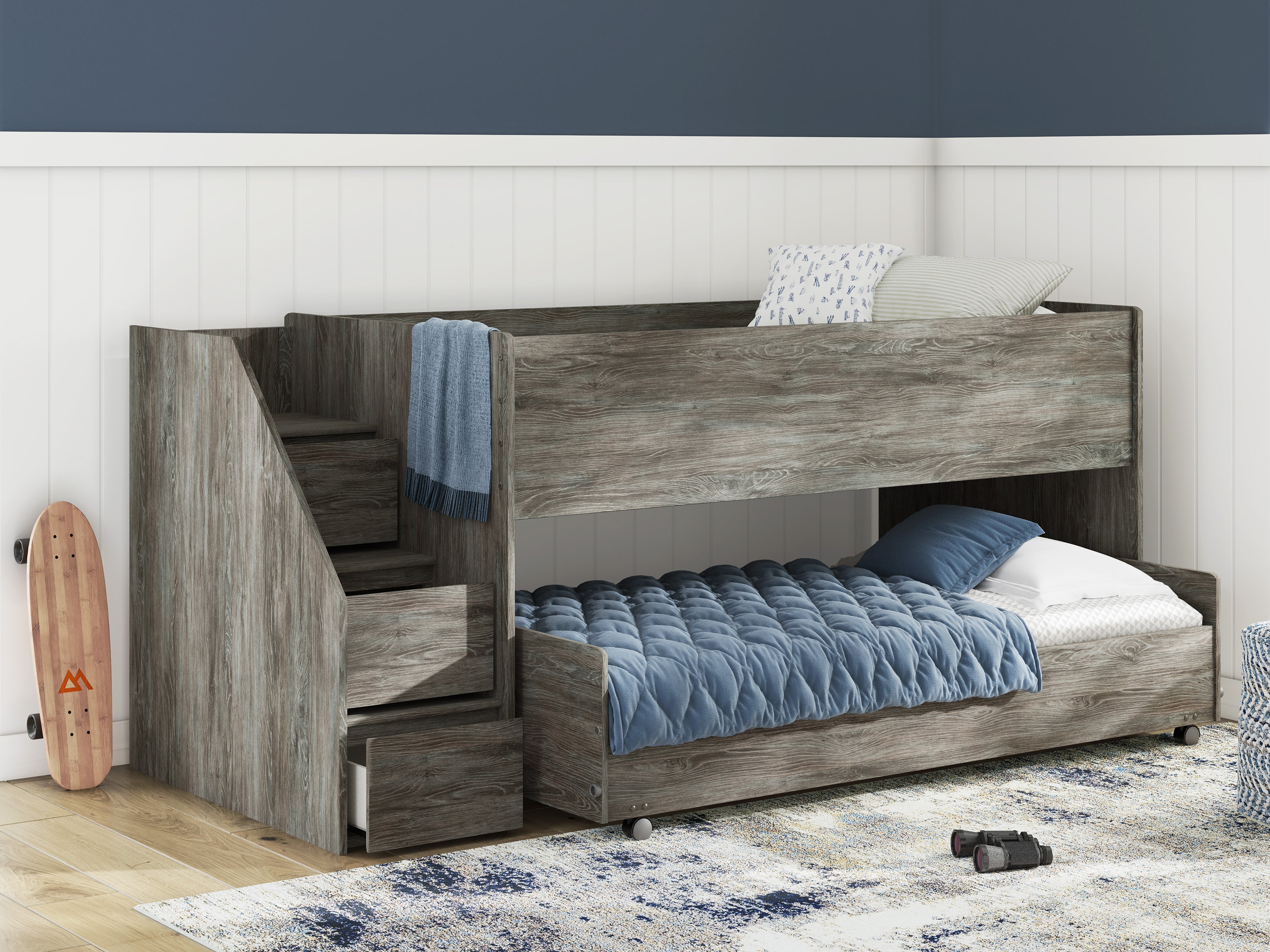 FRANDER00:Frandern Loft Bed, Styled