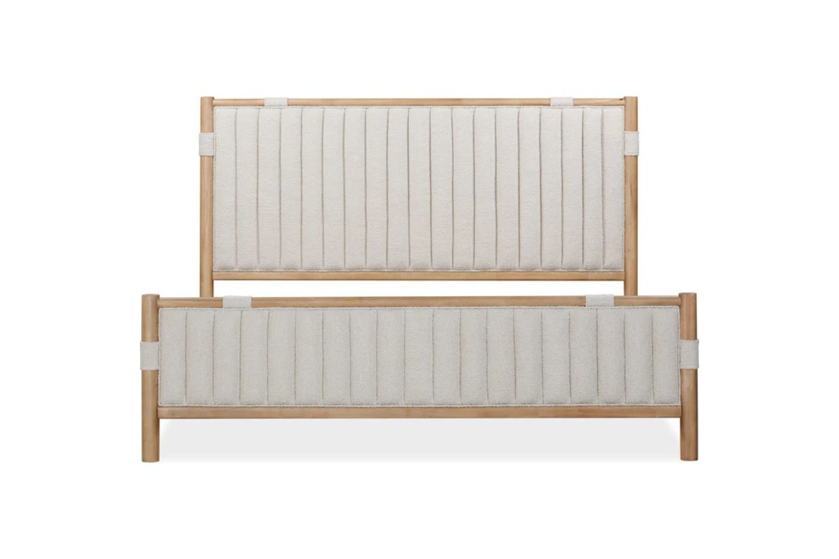 FURANO019:Furano Upholstered Panel Bed, Front