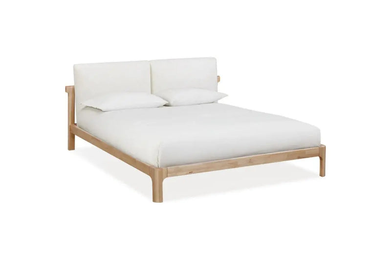 FURANO010:Furano Upholstered Panel Bed, Angle