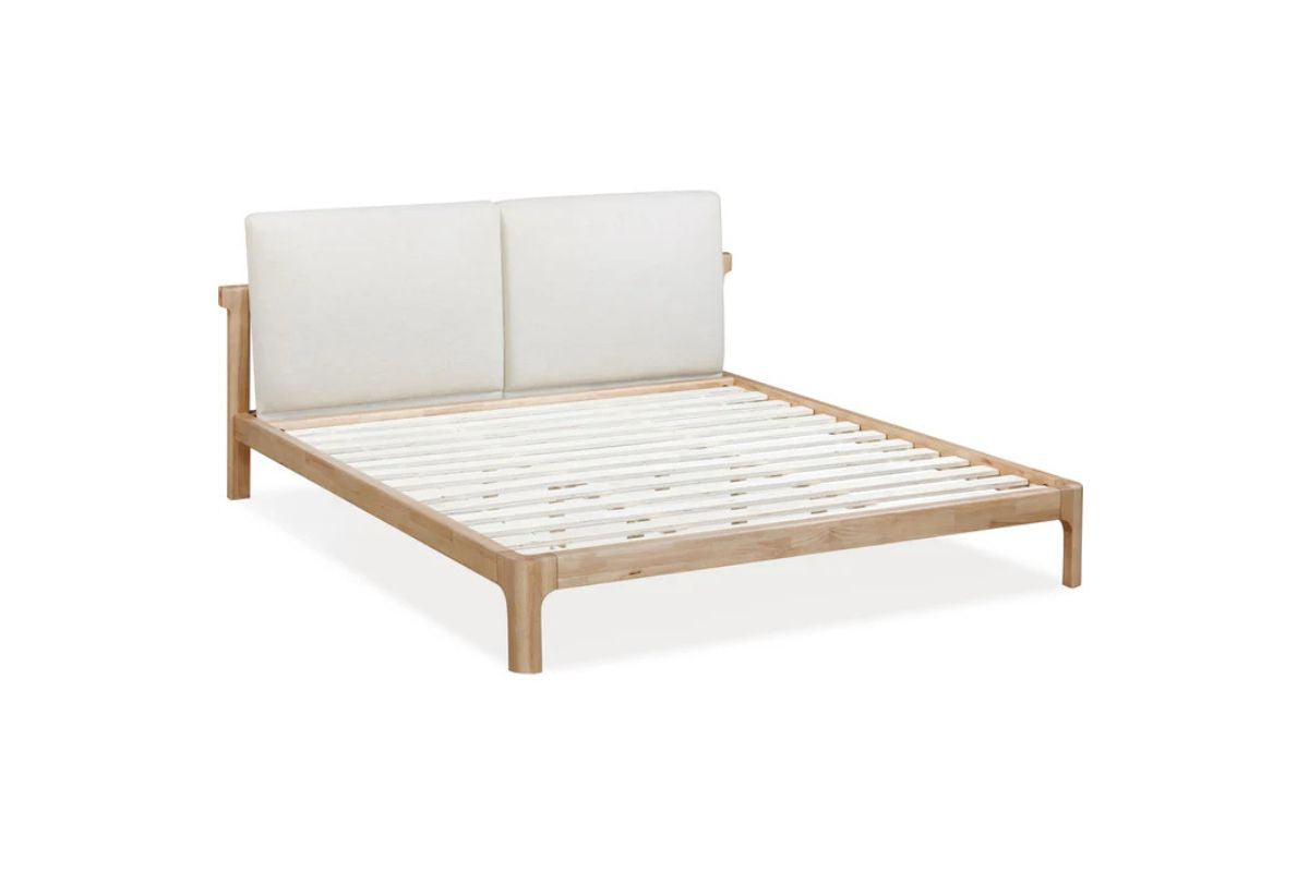 FURANO001:Furano Upholstered Panel Bed, Angle