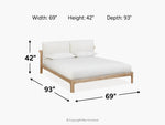 FURANO001:Furano Upholstered Bed, 
