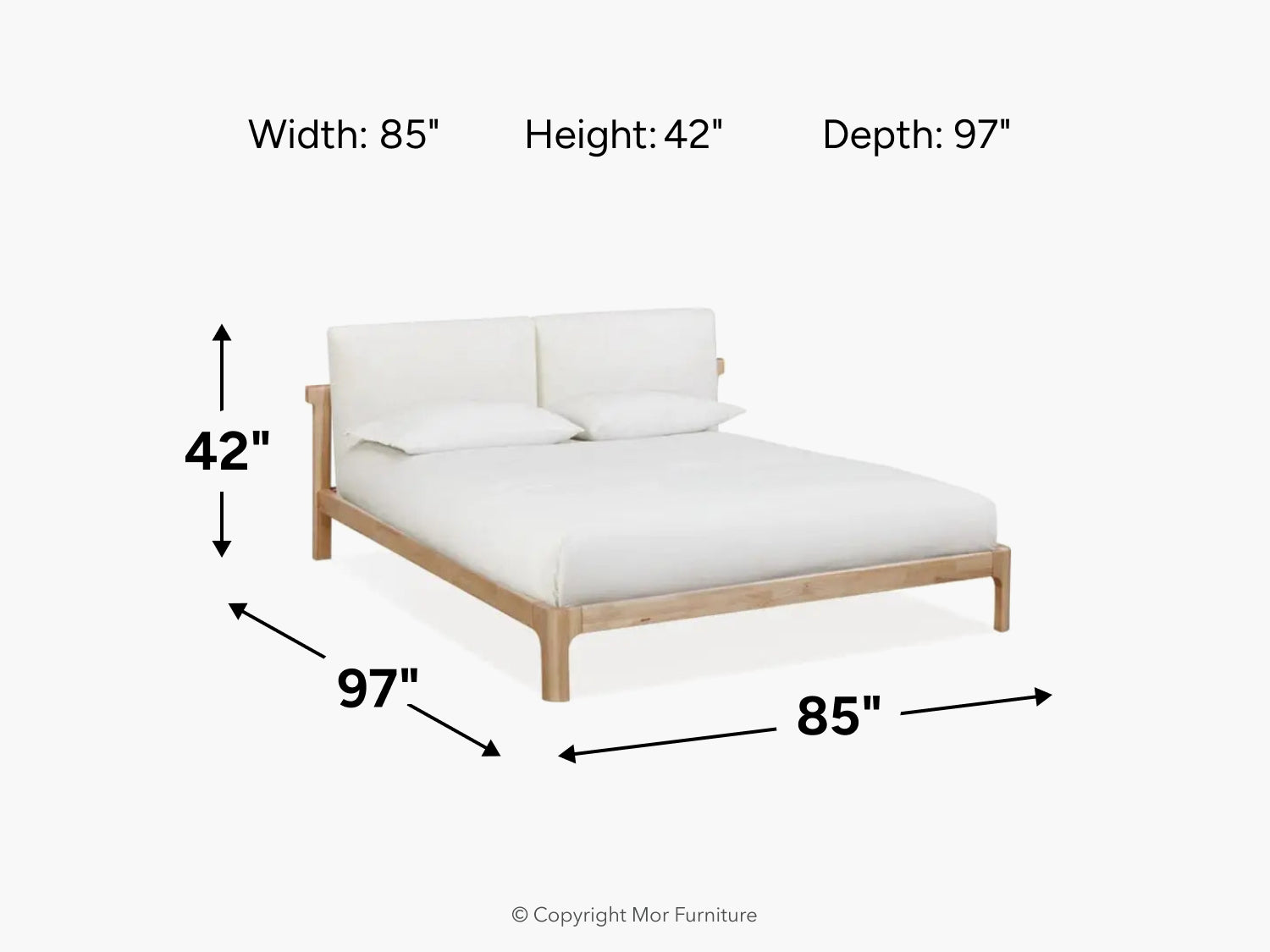 FURANO004:Furano Upholstered Bed, 