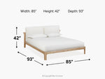FURANO007:Furano Upholstered Bed, 