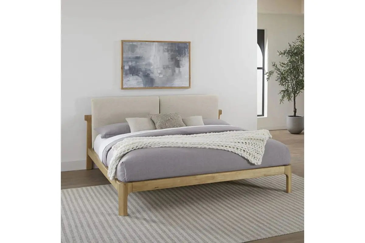 FURANO007:Furano Upholstered Panel Bed, Styled